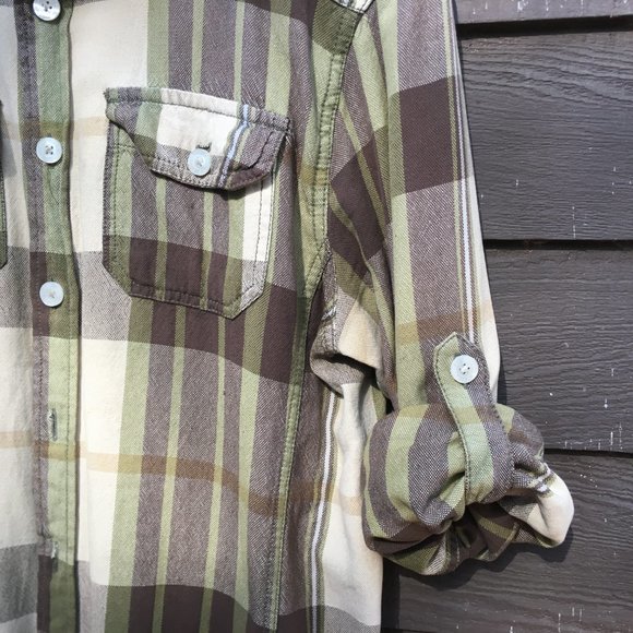American Rag Western-style Plaid Button-up Sz S - Picture 1 of 5